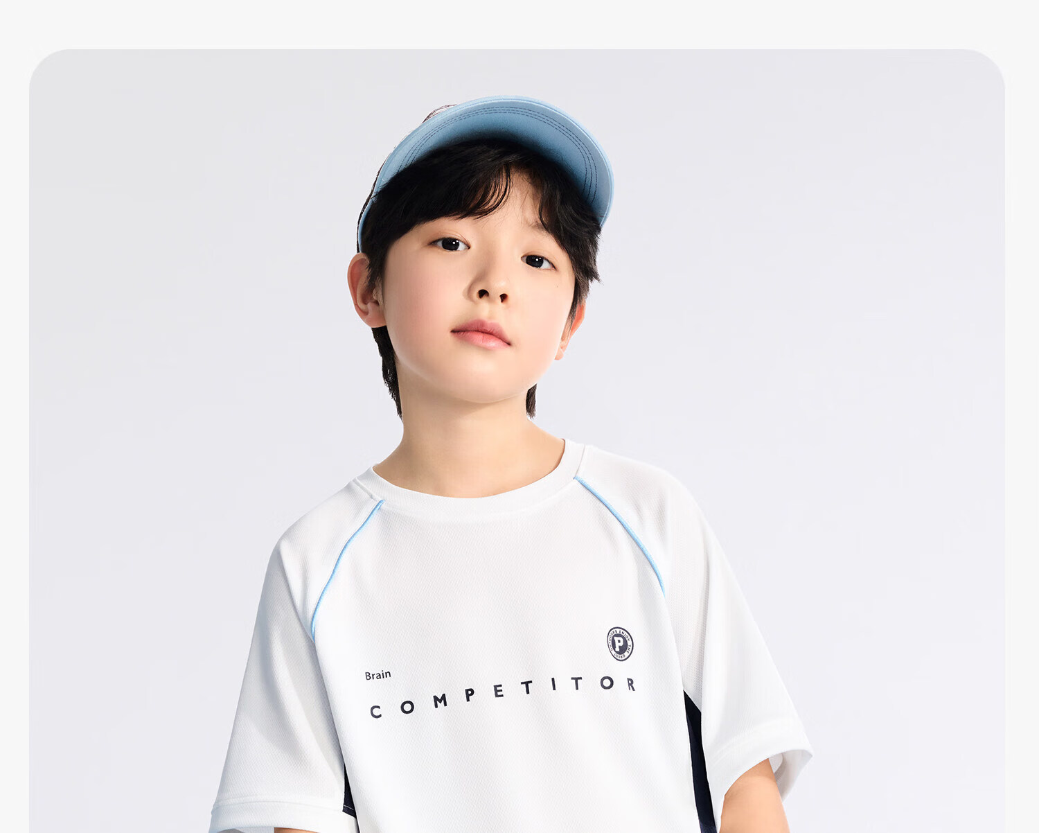 Zuo Xi Boys' Summer Sportswear Set A-Class 2026 Patchwork Mesh Quick-Dry Breathable White 150 26